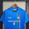 Camiseta Napoli Campeon 2022-2023 Azul pecho