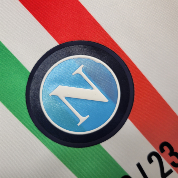 Camiseta Napoli Campeon 2022-2023 Blanco escudo