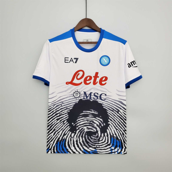 Camiseta Napoli Maradona 2020-2021 Blanco