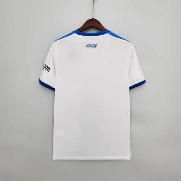 Camiseta Napoli Maradona 2020-2021 Blanco dorsal