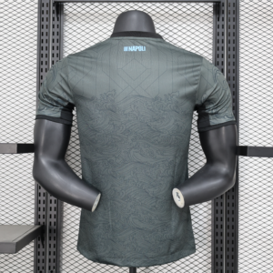 Camiseta Napoli Samurái 2024-2025 Gris dorsal
