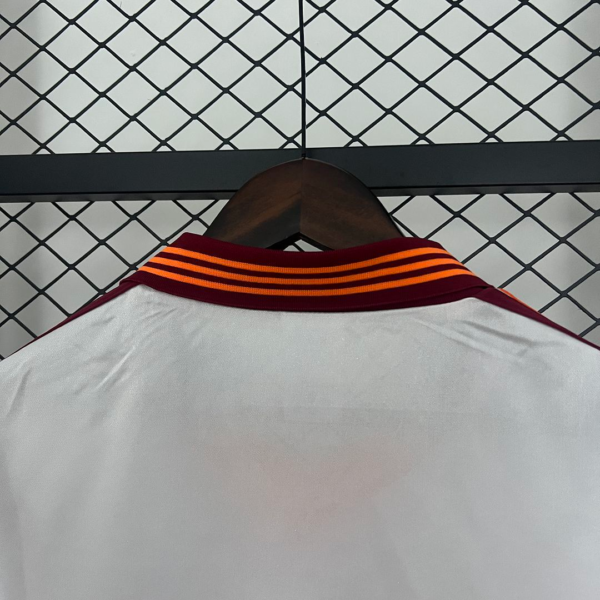Camiseta Retro AS Roma Giannini 1995-1996 Blanco cuello posterior