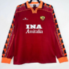 Camiseta Retro AS Roma Totti 1998-1999 Capitan Manga Larga