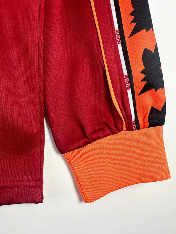 Camiseta Retro AS Roma Totti 1998-1999 Capitan Manga Larga manga