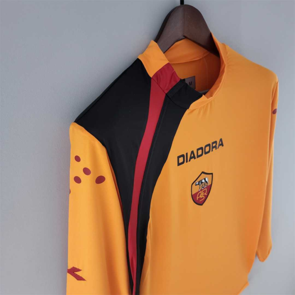 Camiseta Retro AS Roma Totti 2005-2006 Manga Larga lateral