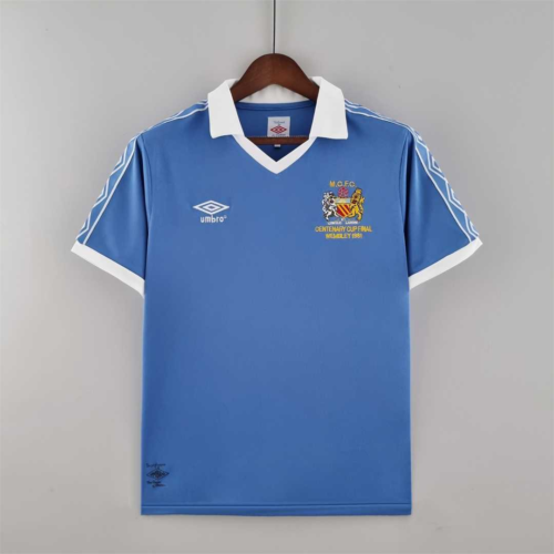 Camiseta Retro Manchester City 1981 Final Cup Centenario