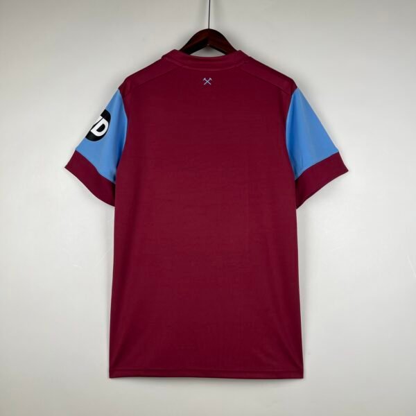 Camiseta West Ham rojo 2023-2024 dorsal