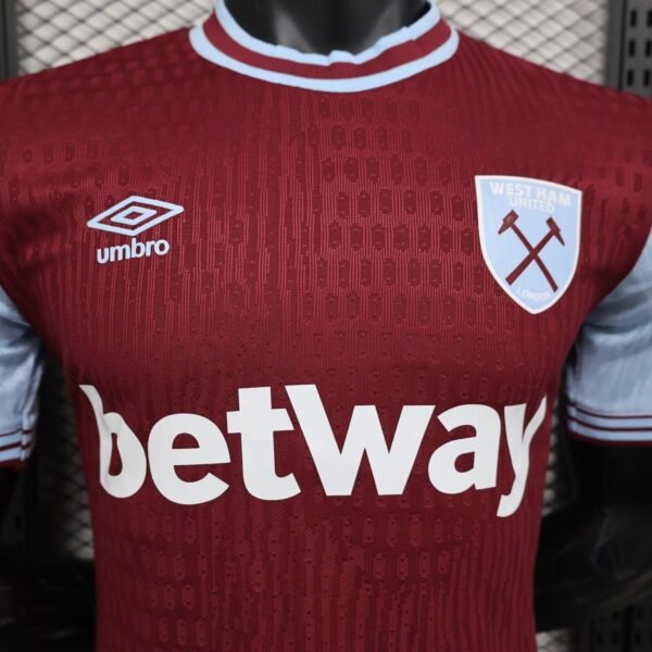 Camiseta West Ham Paquetá 2024-2025 pecho