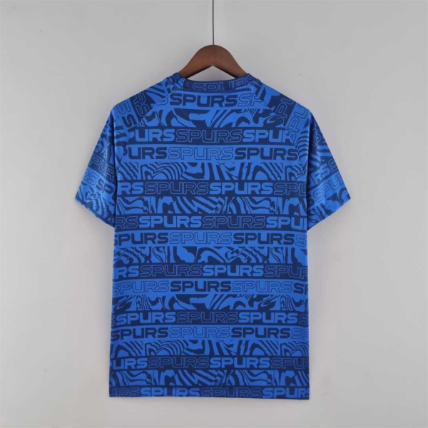 Camiseta azul Tottenham 2022-2023 dorsal
