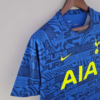Camiseta azul Tottenham 2022-2023 lateral