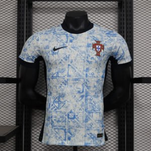 Camiseta blanca Portugal 2024 Ronaldo
