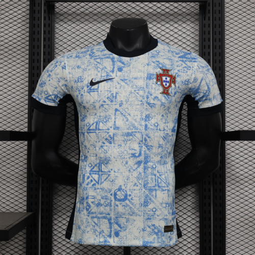 Camiseta blanca Portugal 2024 Ronaldo