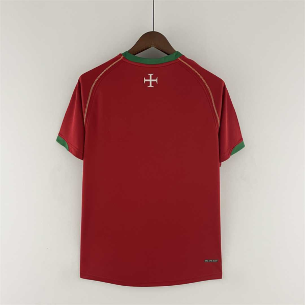 Camiseta retro Portugal 2006 Ronaldo dorsal