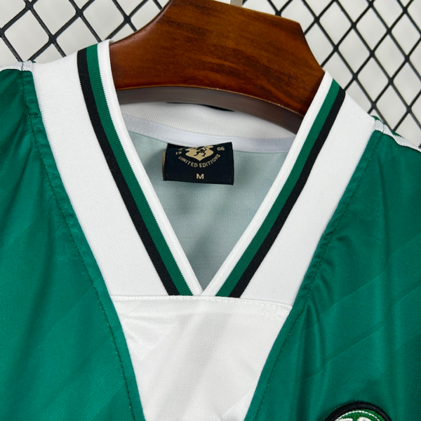 Camiseta retro Sporting Lisboa verde 2025-2026 cuello