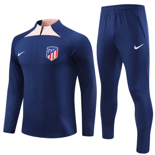 Conjunto Chandal niño-adulto Azul Atlético Madrid 2023-2024