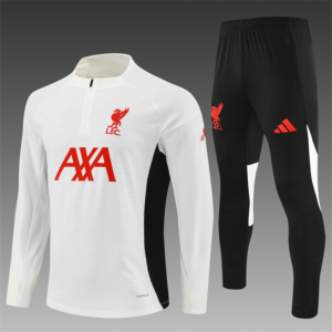 Conjunto Chandal niño-adulto Blanco Liverpool 2025-2026