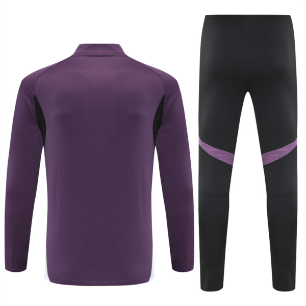 Conjunto Chandal niño-adulto Morado Manchester United 2025-2026 dorsal