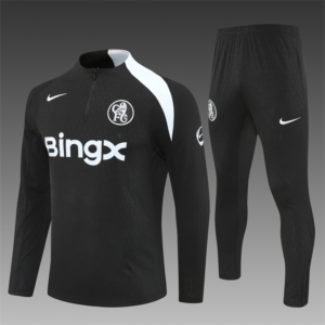 Conjunto Chandal niño-adulto Negro Chelsea 2025-2026