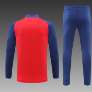 Conjunto Chandal niño-adulto Rojo España 2024-2025 dorsal