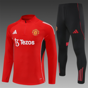 Conjunto Chandal niño-adulto Rojo Manchester United 2025-2026