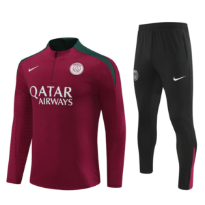 Conjunto Chandal niño-adulto Rojo PSG 2024-2025