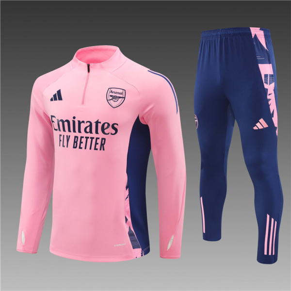 Conjunto Chandal niño-adulto Rosado Arsenal 2024-2025