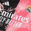 Conjunto Rosado chandal niño-adulto Dragon Real Madrid 2025-2026 pecho
