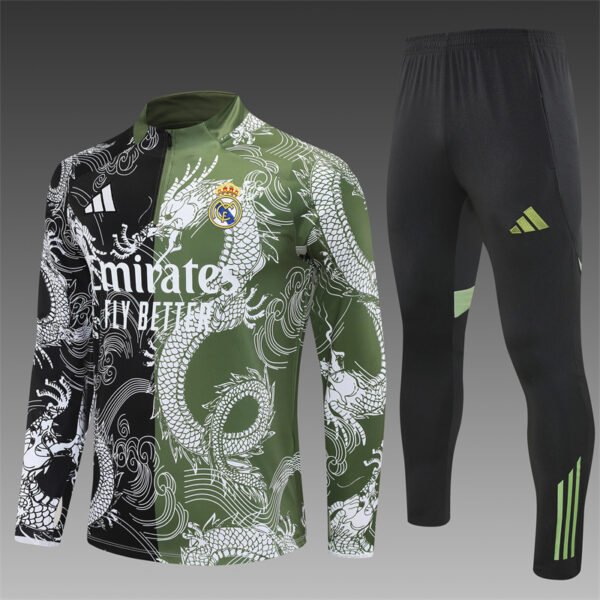 Conjunto Verde chandal niño-adulto Dragon Real Madrid 2025-2026