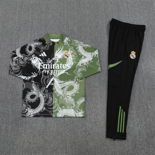 Conjunto Verde chandal niño-adulto Dragon Real Madrid 2025-2026 p