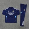 Conjunto chandal Azul niño/adulto Real Madrid 2025-2026 versión Fan