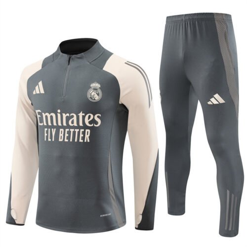 Conjunto chandal Gris niño-adulto Real Madrid 2024-2025