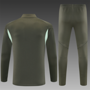 conjunto chandal niño-adulto Verde Real Madrid 2025-2026 dorsal