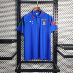 Camiseta Casual Italia 2023 Azul