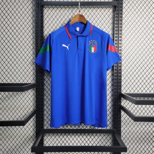 Camiseta Casual Italia 2023 Azul