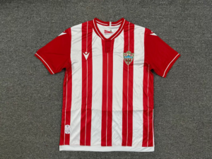 Camiseta Almeria rojo-blanco 2025-2026