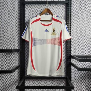 Camiseta Blanca Retro Francia 2006