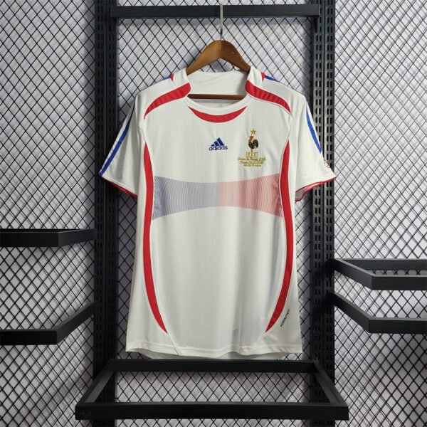 Camiseta Blanca Retro Francia 2006