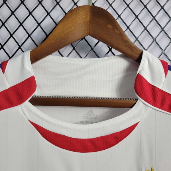 Camiseta Blanca Retro Francia 2006 cuello