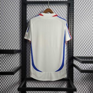 Camiseta Blanca Retro Francia 2006 dorsal