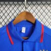Camiseta Casual Italia 2023 Azul cuello