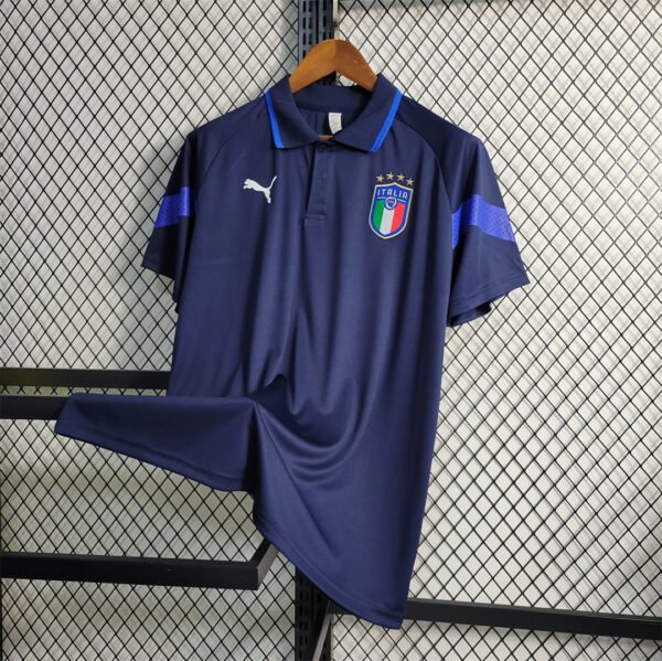 Camiseta Casual Italia 2023 Oscuro