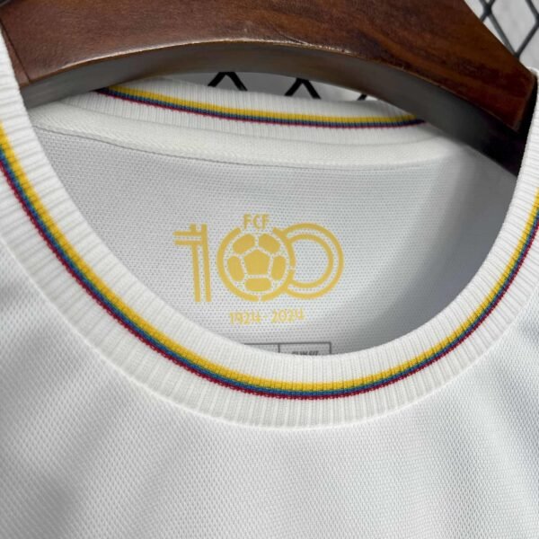 Camiseta Colombia 2024 blanca 100 centenario