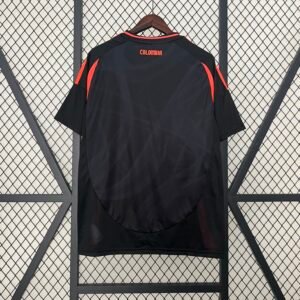 Camiseta Colombia 2024 negra dorsal