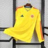 Camiseta Colombia 2026 amarillo manga larga