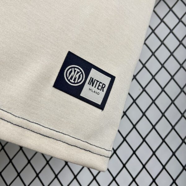 Camiseta Crema Inter Milan US Pack 2025-2026 borde