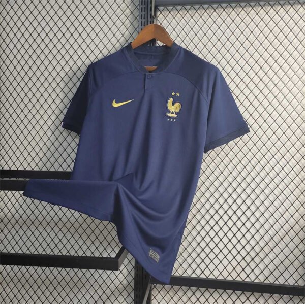 Camiseta Francia 2022 Benzema lateral