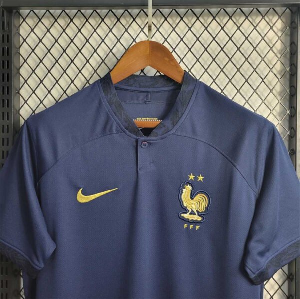 Camiseta Francia 2022 Benzema pecho