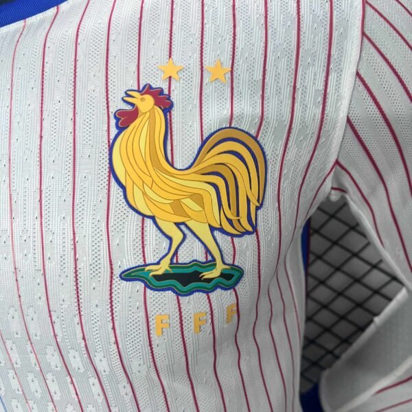 Camiseta Francia 2024 blanca manga larga escudo