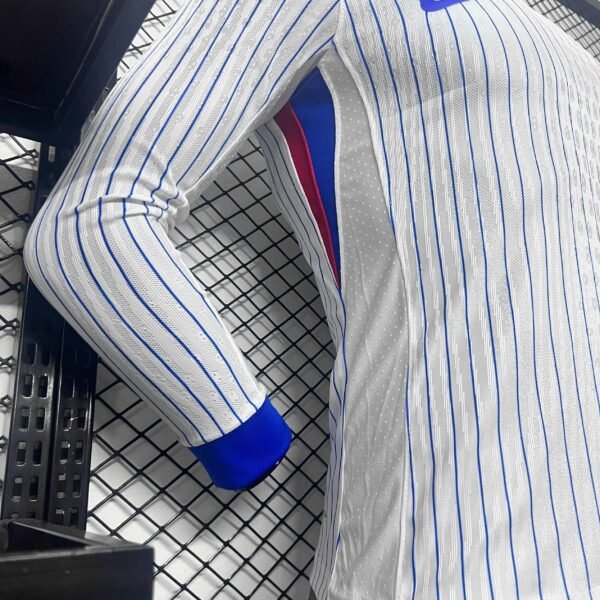 Camiseta Francia 2024 blanca manga larga manga