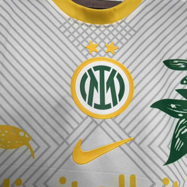 Camiseta Inter milan Amarrillo 2024-2025 Serpients pecho